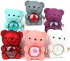 TEDDY BEAR WITH NAME ENGRAVED NECKLACE