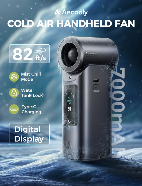 Aecooly Cool Air Pro High-Speed Misting Fan PM02-Black