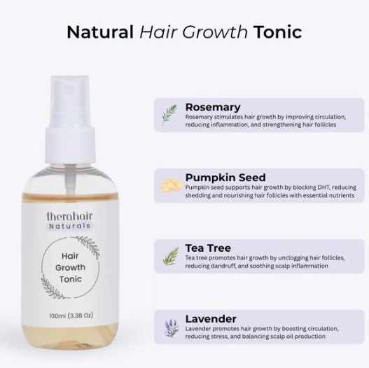 𝗧𝗵𝗲𝗿𝗮𝗕𝗿𝘂𝘀𝗵™ 𝗧𝗵𝗲 𝗡𝗮𝘁𝘂𝗿𝗮𝗹 𝟰𝗶𝗻𝟭 𝗛𝗮𝗶𝗿 with hair Tonic