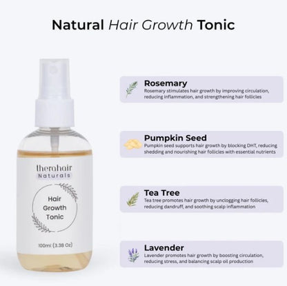 𝗧𝗵𝗲𝗿𝗮𝗕𝗿𝘂𝘀𝗵™ 𝗧𝗵𝗲 𝗡𝗮𝘁𝘂𝗿𝗮𝗹 𝟰𝗶𝗻𝟭 𝗛𝗮𝗶𝗿 with hair Tonic