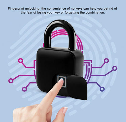 Diohce Smart Fingerprint Padlock | Biometric Anti-Theft Lock
