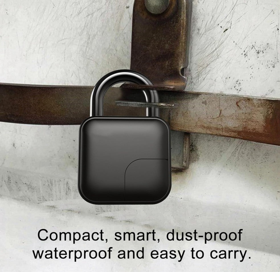 Diohce Smart Fingerprint Padlock | Biometric Anti-Theft Lock