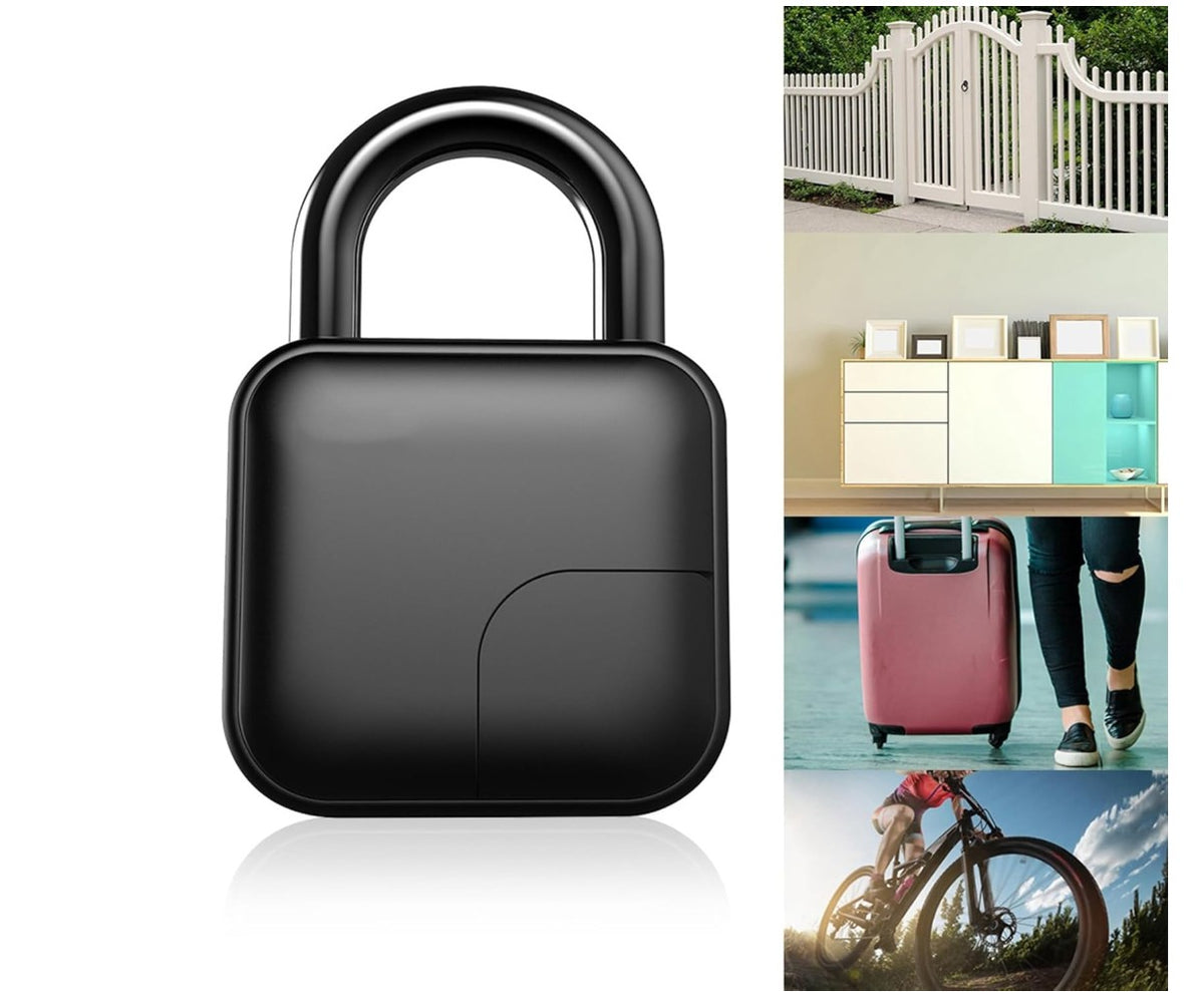 Diohce Smart Fingerprint Padlock | Biometric Anti-Theft Lock
