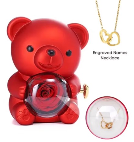 TEDDY BEAR WITH GIFT
